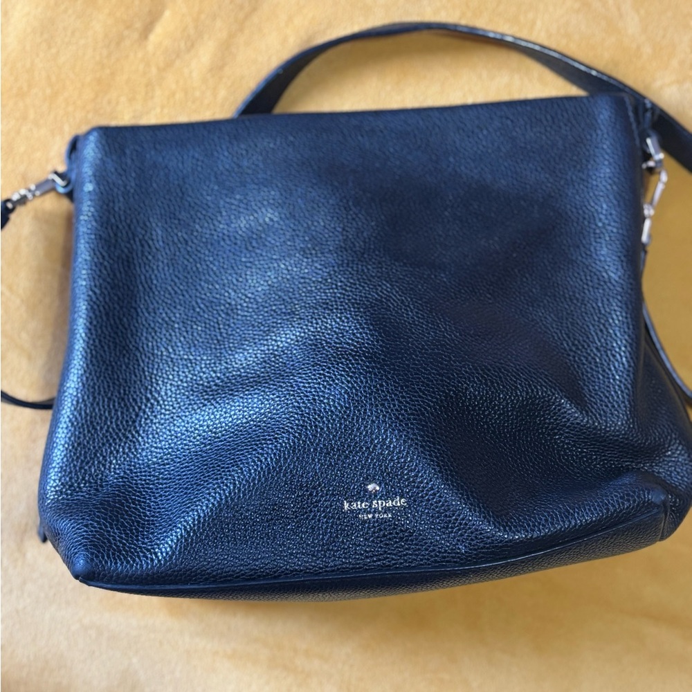 Kate Spade black pebbled leather Shoulder Bag